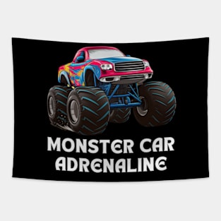 Monster Car Adrenaline Tapestry