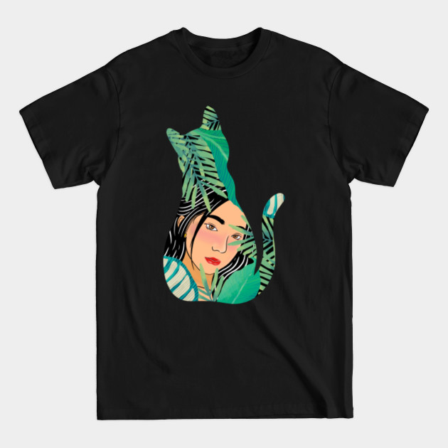 Disover Nature Tropical Girl - Tropical - T-Shirt