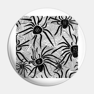 Halloween Decorations 27 - Spiders Pin