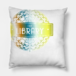 THE LIBRARY GOLD Pillow