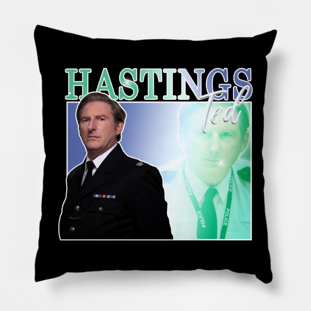 Ted Hastings Retro Tee Pillow by pink + pip