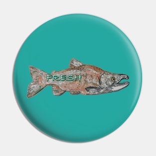 FRESH Sockeye Salmon Pin