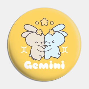 Gemini Loppi Tokki bunny Zodiac Series Pin