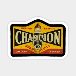 CHAMPION SPARK PLUGS VINTAGE SIGN Magnet