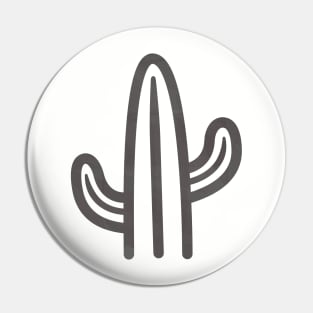 Cool Cactus Print T-Shirt Pin