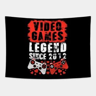 Gaming 2012 Birthday Video Games Birthday Gamer Tapestry