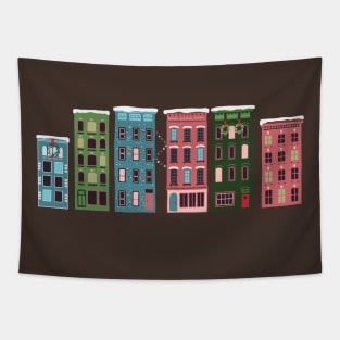 Christmas in New York City Tapestry