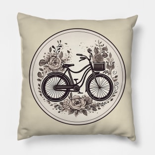 lovey bicycle Pillow