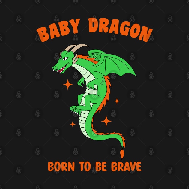 Baby dragon - Born to be brave by dotphix