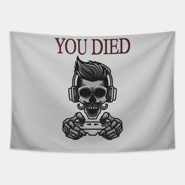 You Died Tapestry by Darth Noob