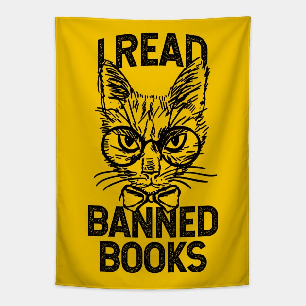 I Read Banned Books Tapestry by MintaApparel