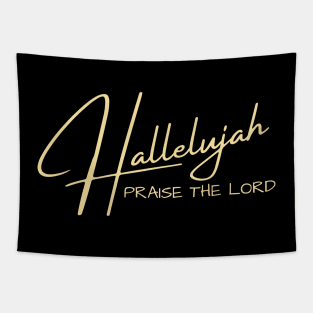 Hallelujah Praise the Lord Christian Tapestry