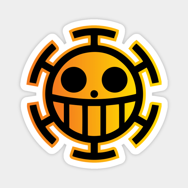 Trafalgar Law Pirates Logo Magnet by AnimeTee