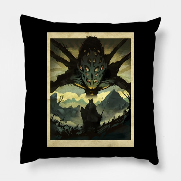 Amygdala The Nightmare Frontier Pillow by Crowsmack