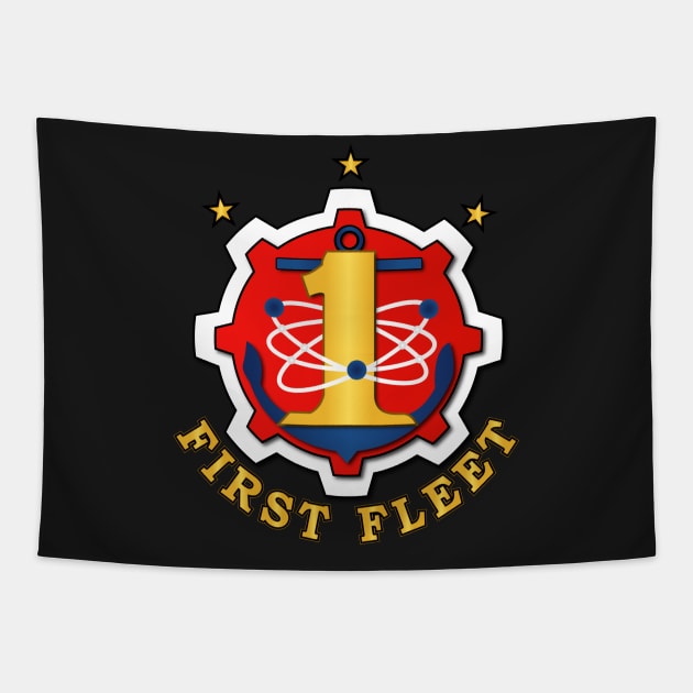 First Fleet wo Txt wo Backgrnd Tapestry by twix123844