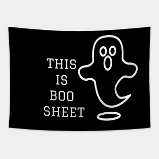 This is boo sheet unisex t-shirts Tapestry