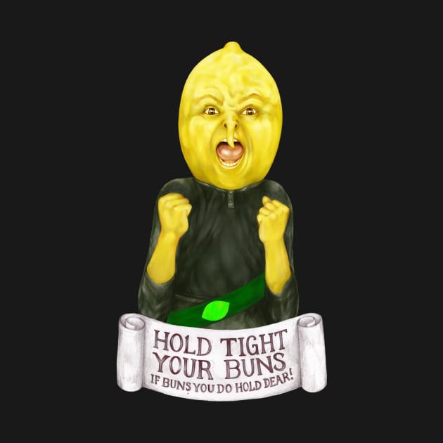 Lemon grab quote "hold tight your bunns ..." (Adventure Time fan art) by art official sweetener