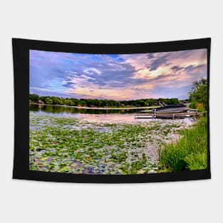 “Lavender Sunset” Tapestry