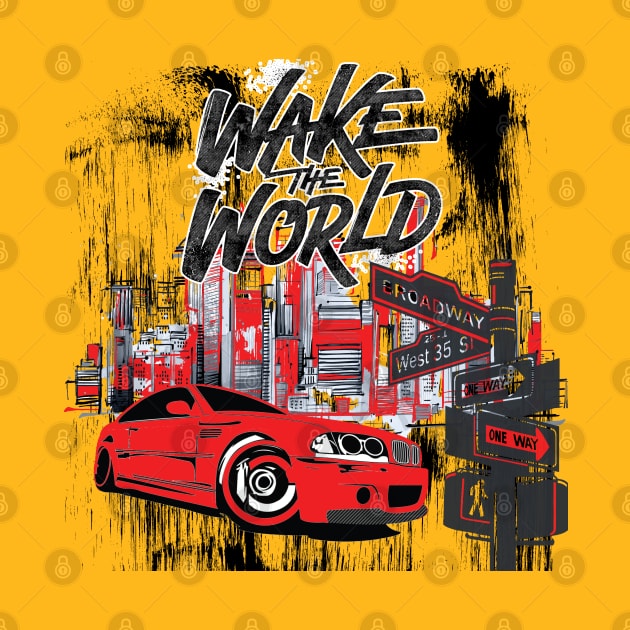 Wake the World, American Muscle Car, New York Vintage Cars by artspot