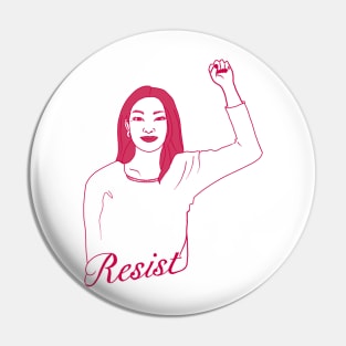 Resist -  Powerful Woman 3 Pin