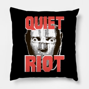 Vintage Quiet Riot metal health TERRIFIED poster Pillow