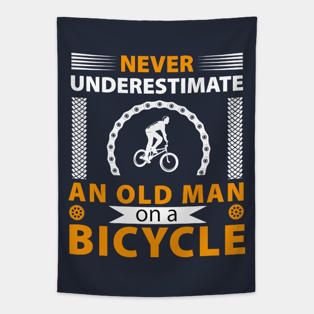 Bicycle. Grandparents Day Tapestry by CatCoconut-Art