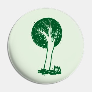 Green Life Pin