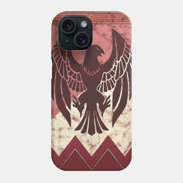Three Houses Black Eagles Banner Emblem Phone Case by StebopDesigns