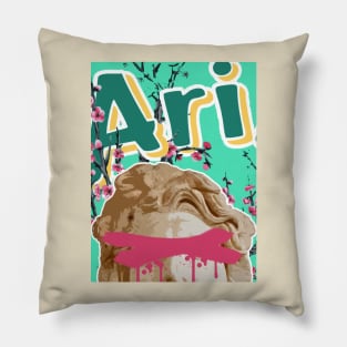 "Ari..." Aesthetic Design Pillow