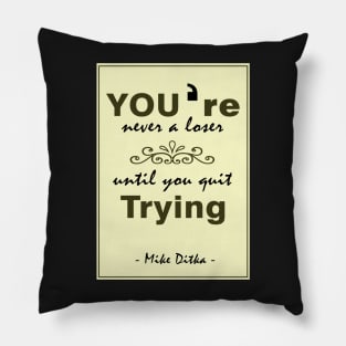 Mike Ditka Sports Quotes Pillow