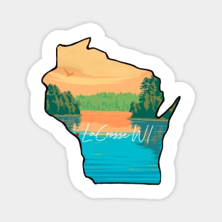 Wisconsin State Tourism La Crosse Magnet