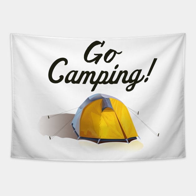 Go Camping! Tapestry by nickemporium1