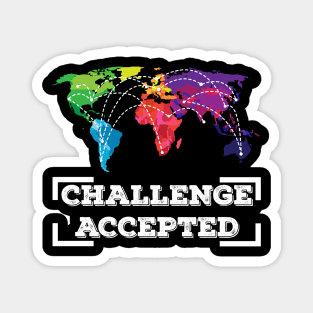 TRAVELING: Challenge Accepted Magnet