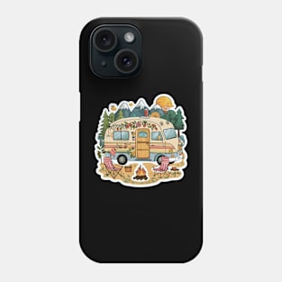 Camping Van Life Phone Case