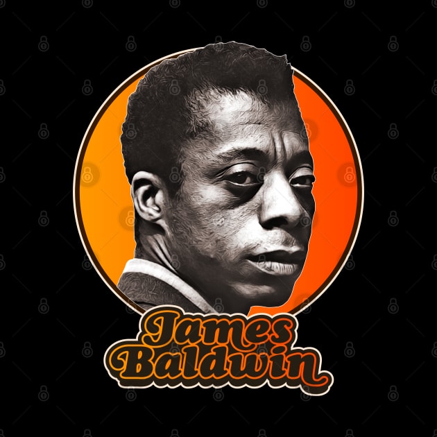 Retro James Baldwin Tribute by darklordpug