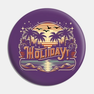 Tropical Holiday Sunset vacation mood trip Pin