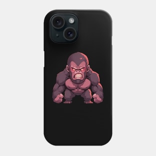 angry gorilla Phone Case