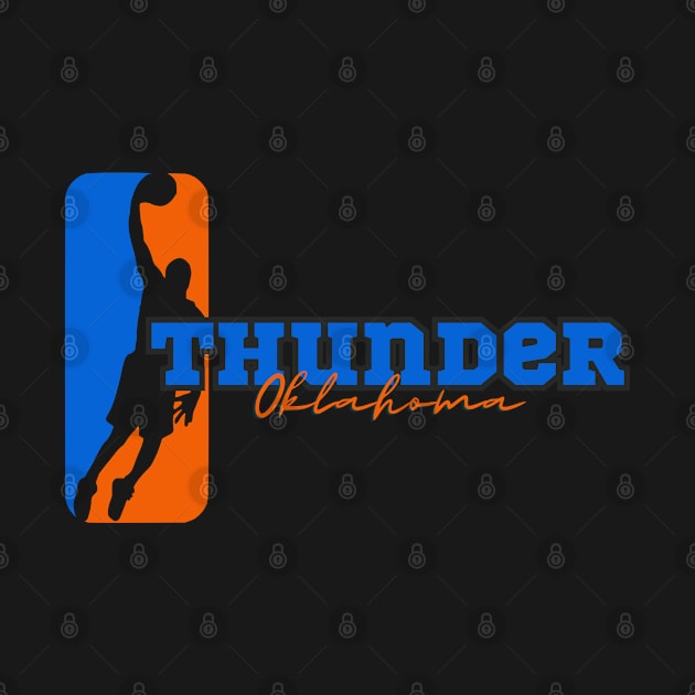 okc thunder basketball by soft and timeless