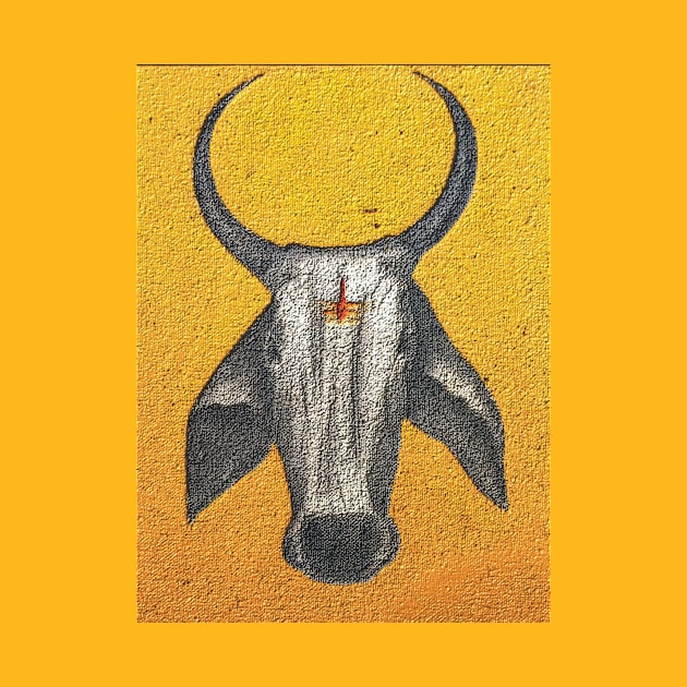 cow head by sanjay mochi