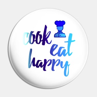 cook eat happy Pin