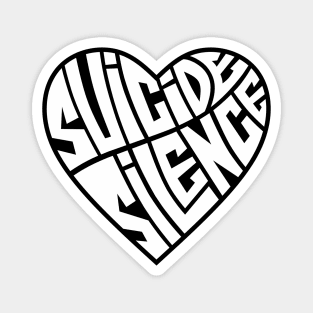 Suicide band warp text Magnet