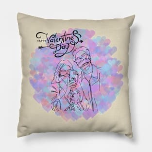 Happy Valentine's Day.Selfie Pillow