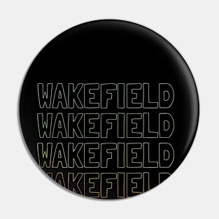 Wakefield Name Pattern Pin