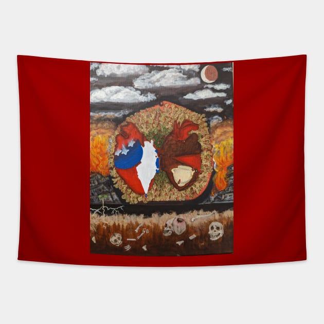 Free Palestine Tapestry by Hjo