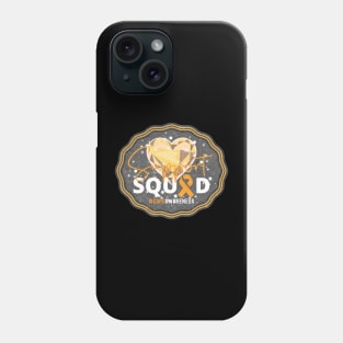 COPD Awareness Support Squad Heart of Gold Edition Phone Case