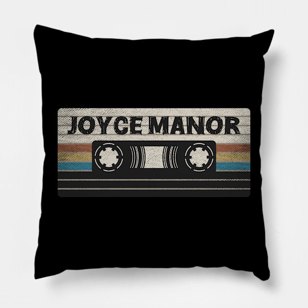 Joyce Manor Mix Tape Pillow by getinsideart