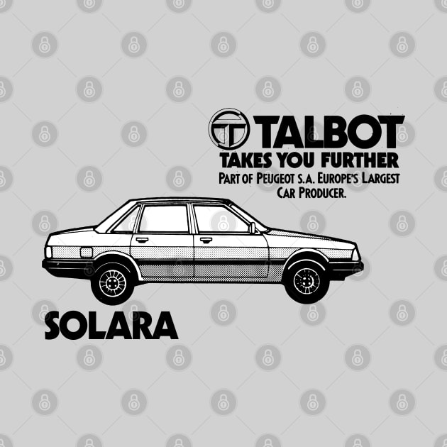 TALBOT SOLARA - advert by Throwback Motors