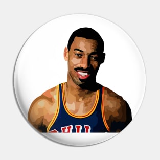 Wilt Chamberlain of the Philadelphia Warriors Pin