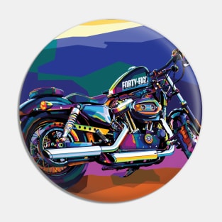 Forty Eight Pop Art Pin