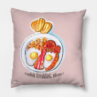 English breakfast Pillow